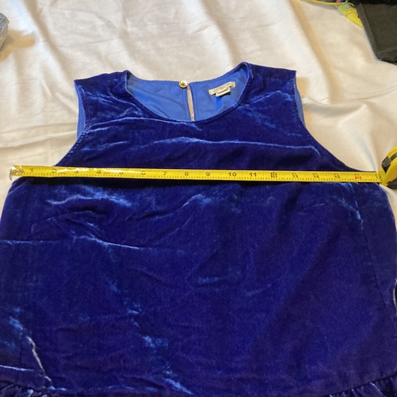 J. Crew purple velvet top size 0 - Picture 3 of 5